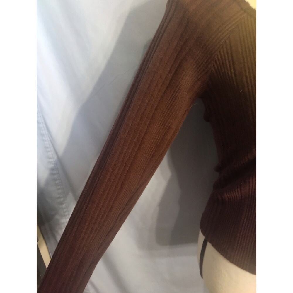 Aeropostale Y2K Brown Long Sleeve Knit Top - Picture 5 of 6